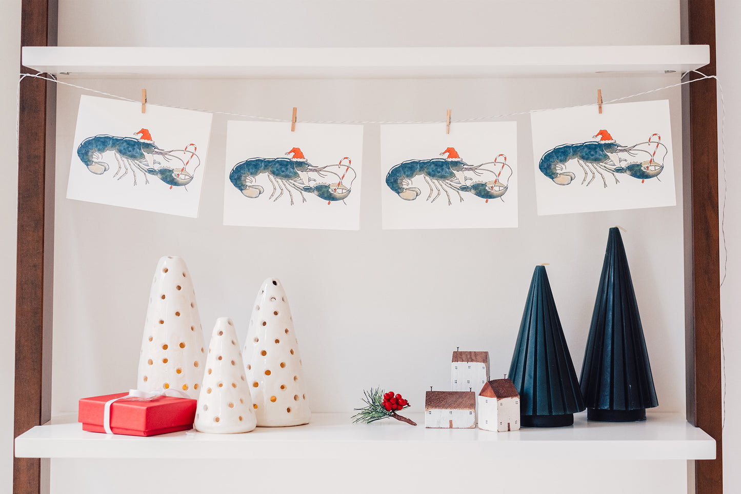 Lobster Claus - Set of 4 Cards