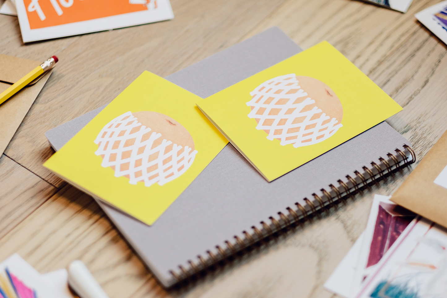 Pear – Set of 4 Blank Cards