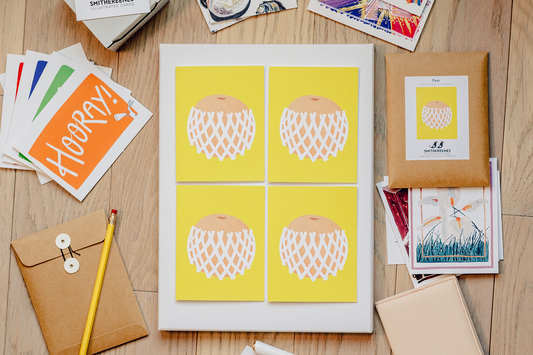 Pear – Set of 4 Blank Cards